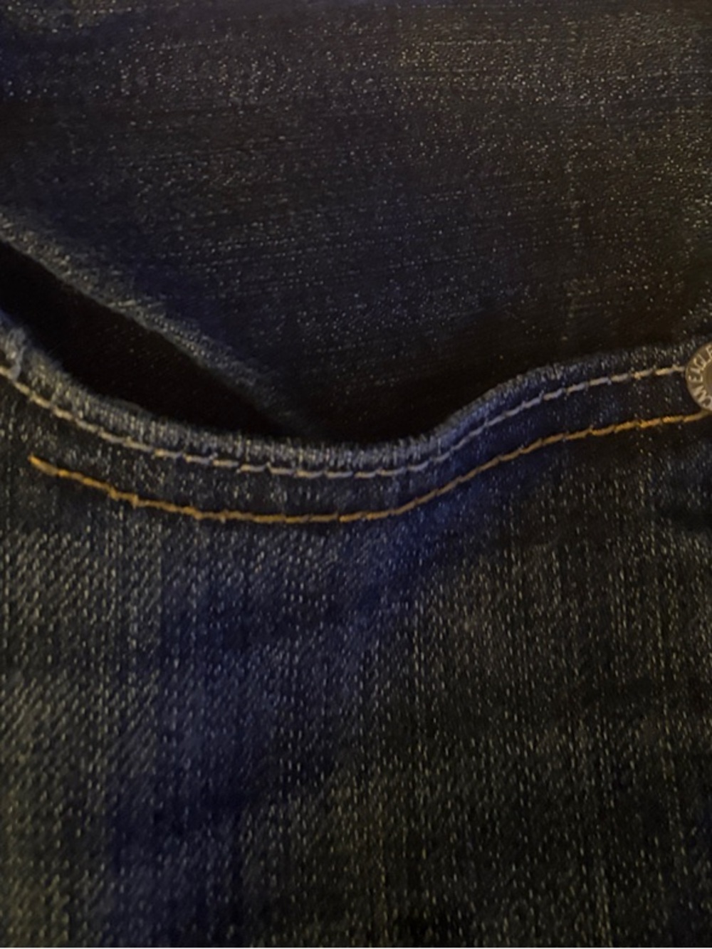 American Eagle Outfitters Indigo Bootcut Jeans with Contrast Stitching